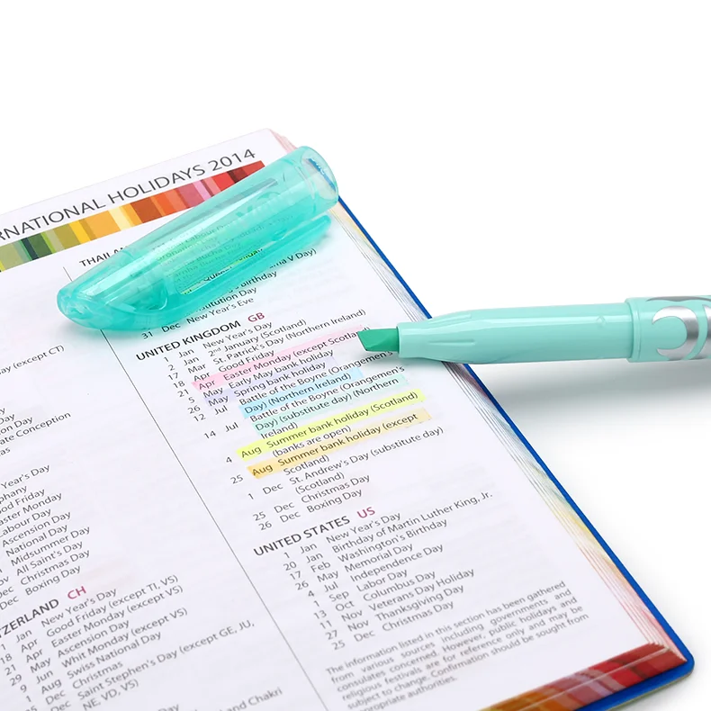 Pilot SW-FL Frixion erasable highlighter pastel color fluorescent marker pen 18 colors Japan kawaii stationery highlighter pen highlighter marker 6pcs