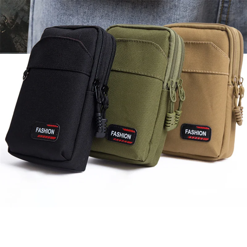 Oxford Bag Outdoor Molle  Waist Fanny Pack Men Phone Pouch Camping Hunting Waist Bag EDC Gear Purses 2