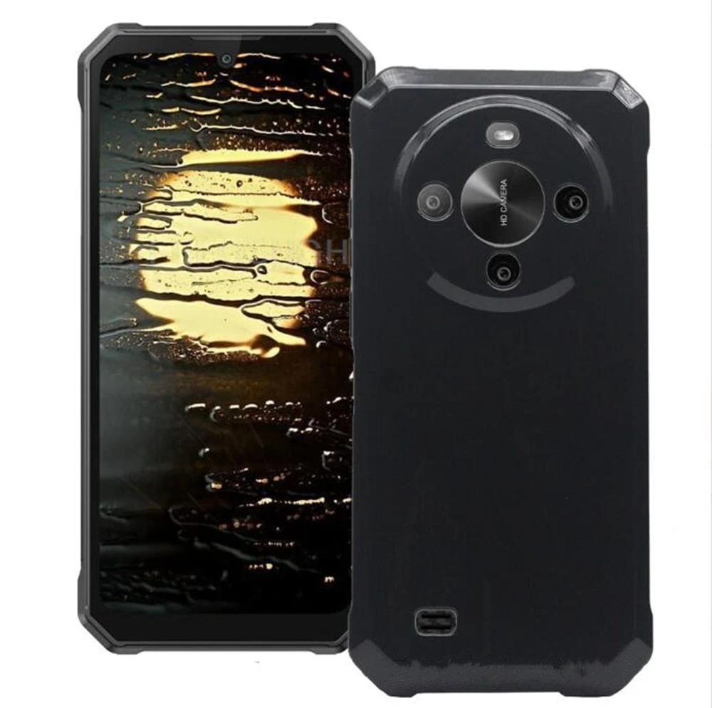 Protective Glass FOR FOSSiBOT F105 6.75" Case Silicone Clear Cover For FOSSiBOTF105 F 105  Tempered Glass 3