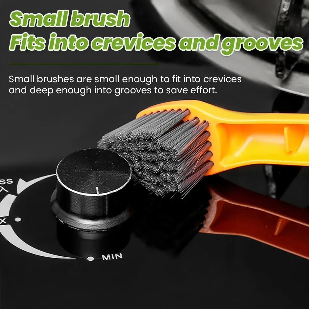 3in1 Crevice Cleaning Brush Kitchen Toilet Tile Joints Dead Angle Hard  Bristle Grout Gap Cleaner Brushes For Shower Floor Line - AliExpress