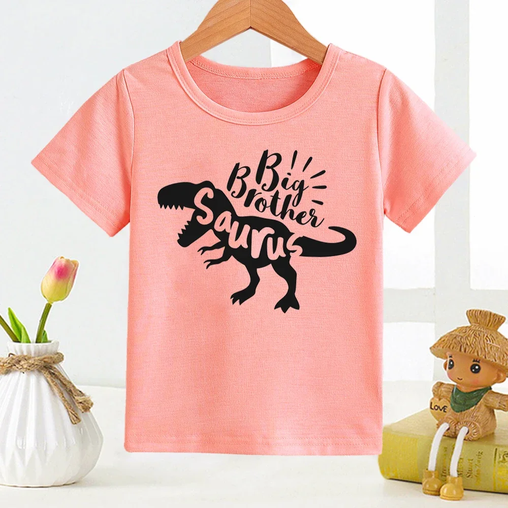 thumbnail image 1 of Camiseta para niños Big Brother Saurus Camiseta para niños con letras estampadas Big Brothers Big Sisters Camisetas Stranger Things Camiseta Huggy Wuggy, 1 of 5