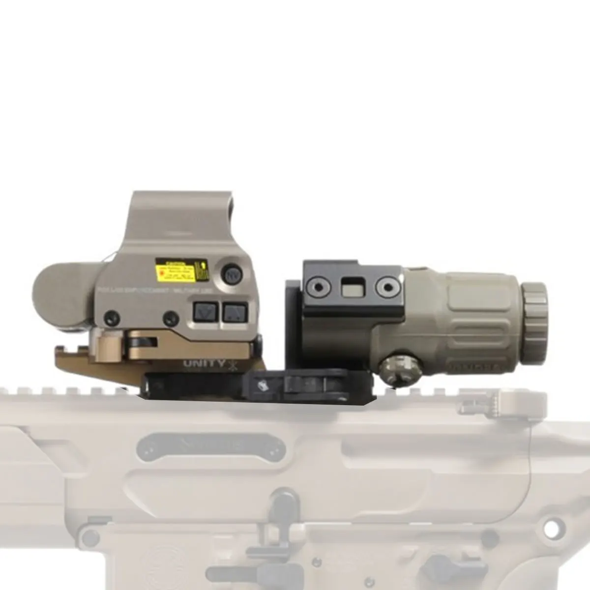 Tactical Eotech 3X Magnifier Unity 2.26 Fast Mount Optics Riser For G33 G43 Scope 558 Holographic Red Dot Sight Riflescope tactical magnifier scope rifle scope