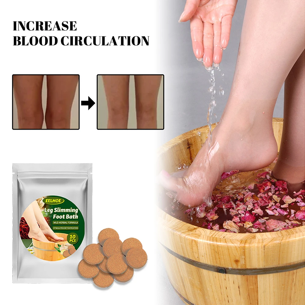 Lymphatic Drainage Ginger Foot Soak, Leg Slimming Foot Bath Bag