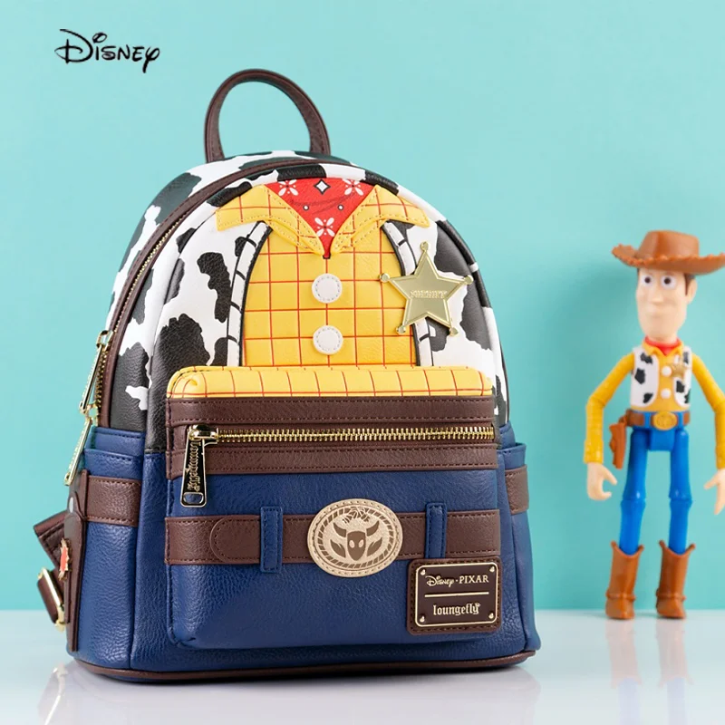 

Миниатюрный рюкзак Disney История игрушек Вуди, дорожная сумка на плечо, вместительная Повседневная сумка для студентов, детский подарок