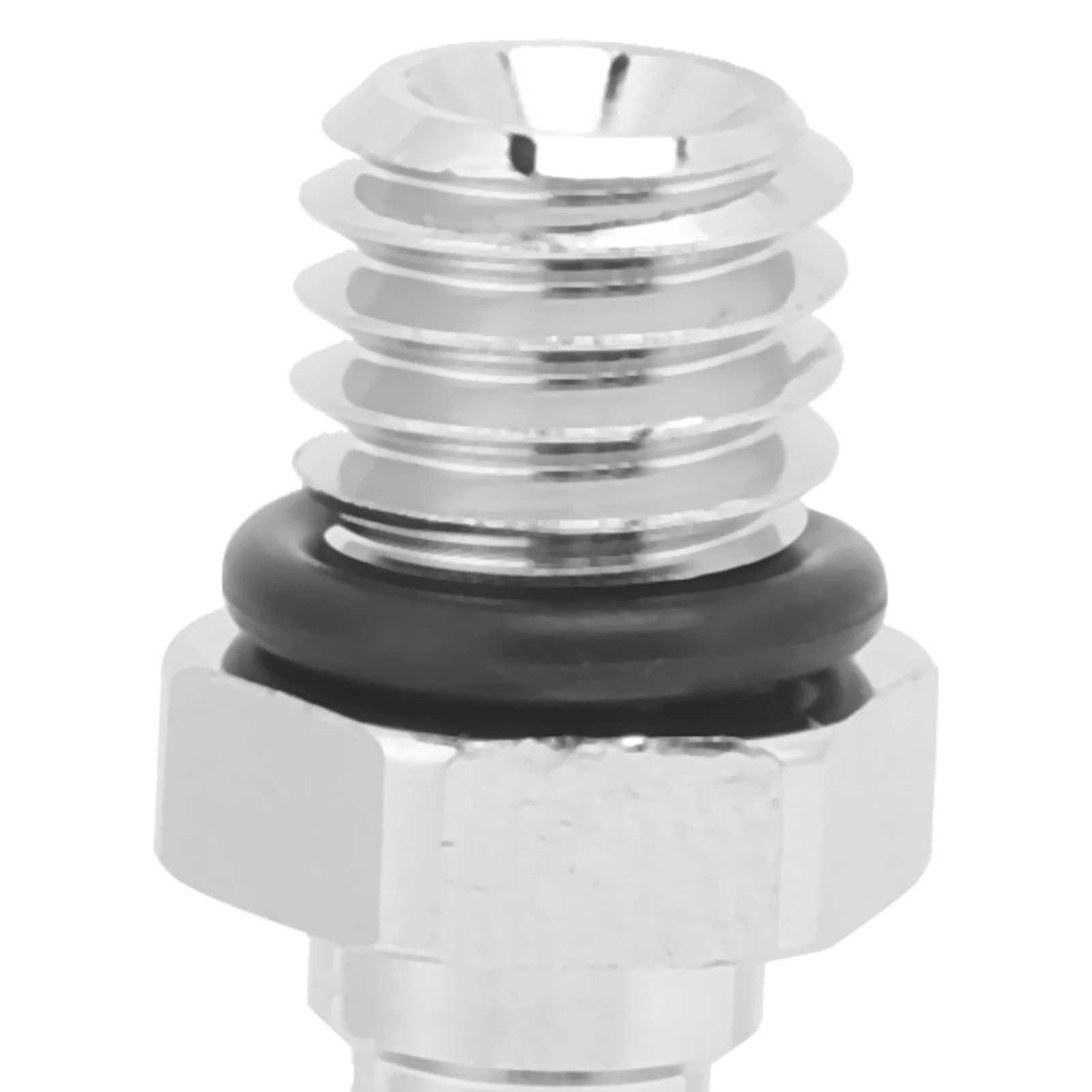 For BCD Power Inflator Adapter Chrome Plated Brass Diving Exhaust Valve Nipple Replacement