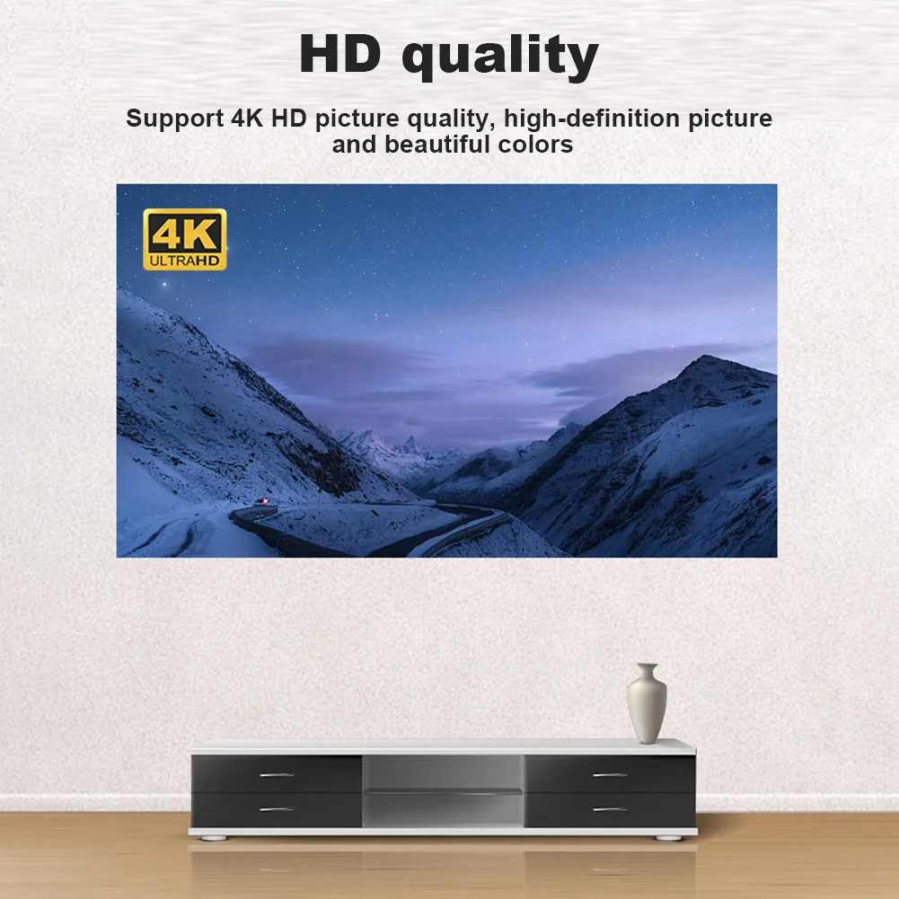 Projector Screen Projection Screen Simple metal anti light projection screen with high-definition foldable 4K adhesive installation 30-133 inch movie screen