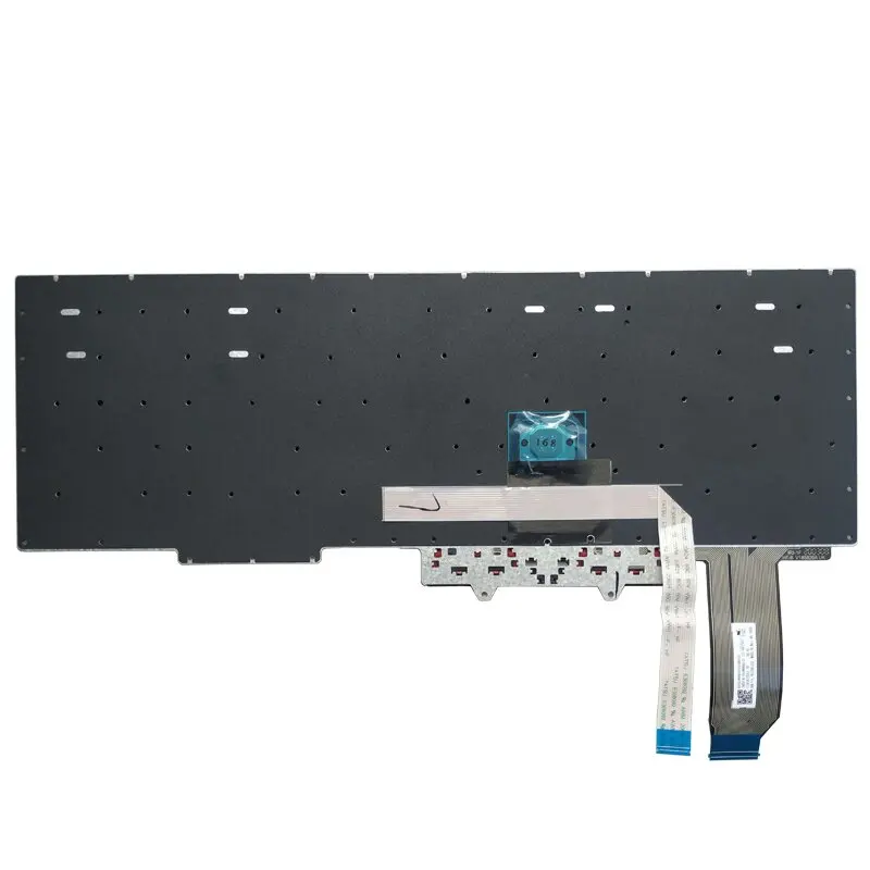 Teclado Espanhol para Lenovo Thinkpad E15 Gen tipo 20t8 20t9 20td 20te sp com Palmrest Capa Superior Preto Novo - Imagem 3