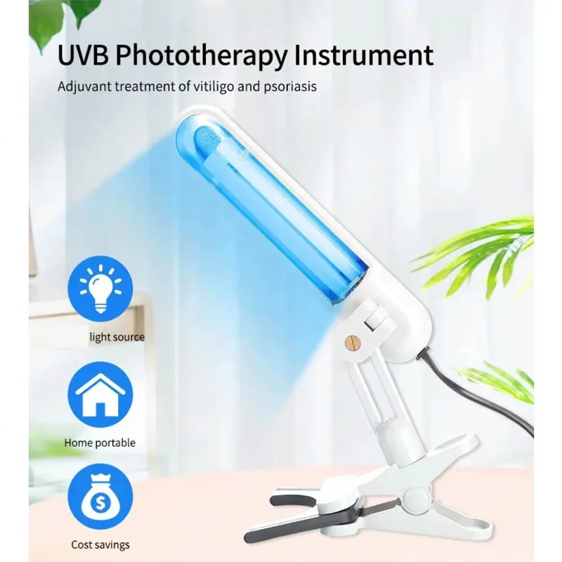 311nm Ultraviolet Phototherapy Instrument Therapy For Vitiligo UVB Light treament Vitiligo Psoriasis White Spots Skin Disease 4