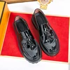 Casual Shoes Mens Comfortable Driving Loafers Light Moccasins Men Fashion Sequins Bling Party Wedding Black Dress Flats Tassel 3