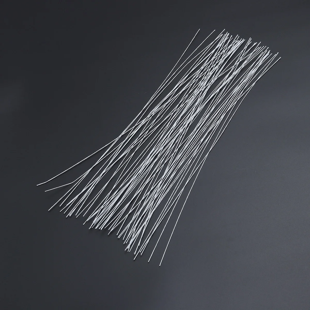 

50pcs 24 Gauge White Floral Wire Stem Handmade Artificial Flower Arrangement Supplies for DIY Craft