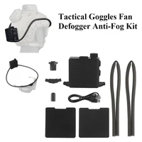 Lunettes tactiques désembueur de ventilateur, Kit Anti-buée, désembueur d'air pour Airsoft, tir, Motocross, ski, alpinisme, Visi transparent, nouvelle collection 1