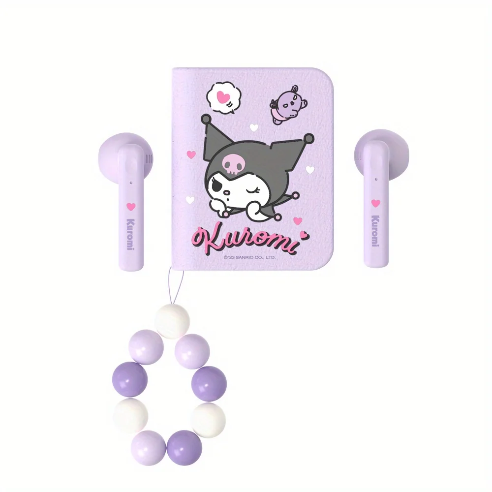 thumbnail image 1 of Sanrio Book TWS Auriculares Bluetooth Auriculares deportivos inalámbricos con reducción de ruido Auriculares Bluetooth con control táctil Todos los teléfonos móviles, 1 of 5