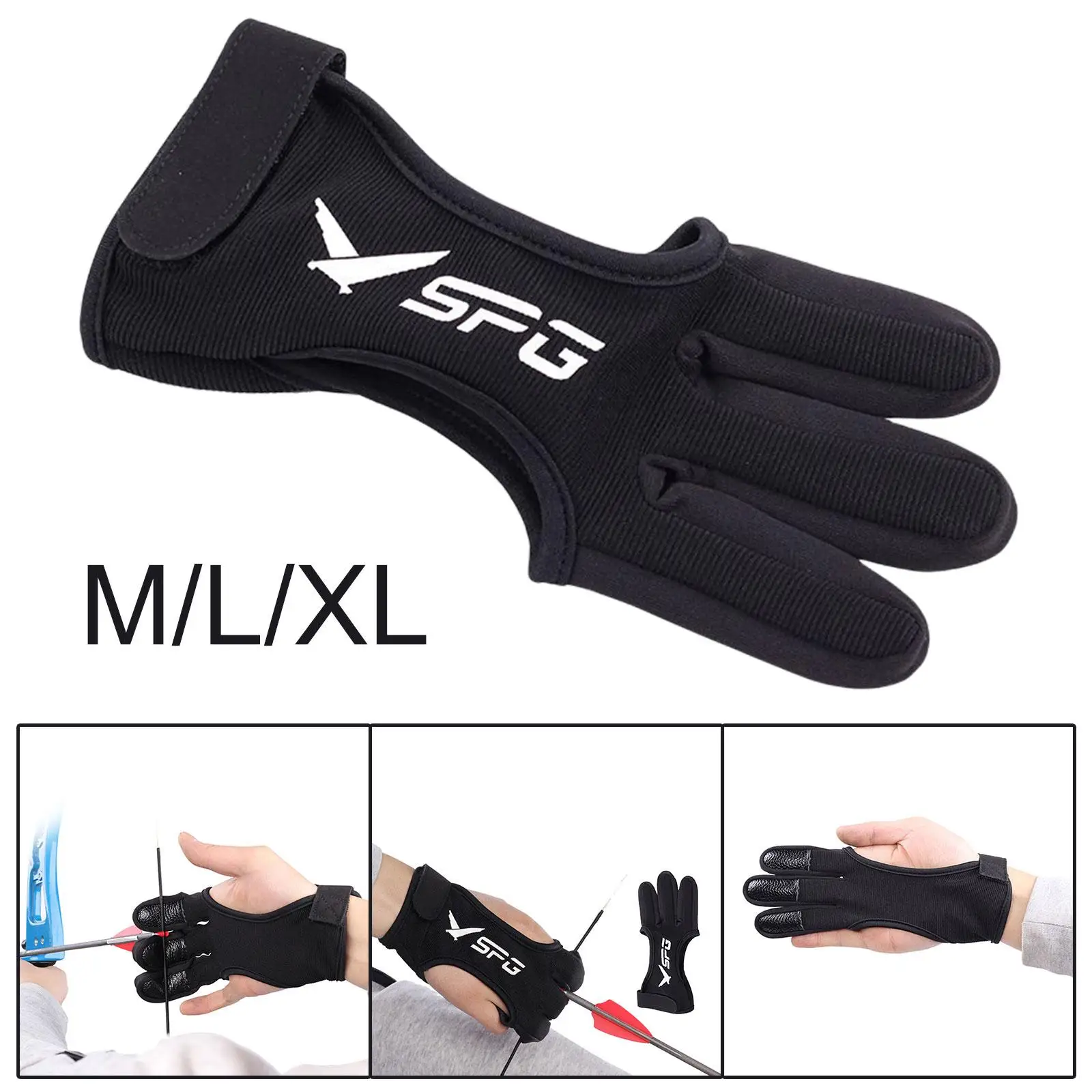 1 Piece Hunting Leather Three Finger for Youth Adult Beginner