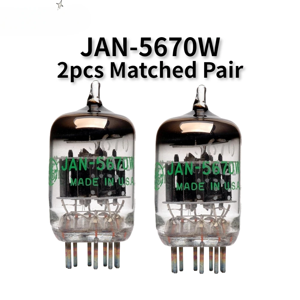 JAN 5670W Vacuum Tube Valve Vacuum Electronic Tube Upgrade for 6N3/6H3N/396A/2C51/5670 Pairing Audio Amplifier 2