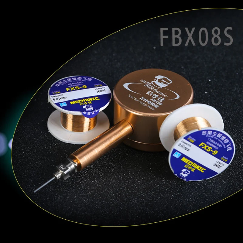 MECHANIC Spot Welding 0.01mm Fly Line Jump Wire Pen For Phone Motherboard PCB BGA Chip Fingerprint Welding Soldering Repair