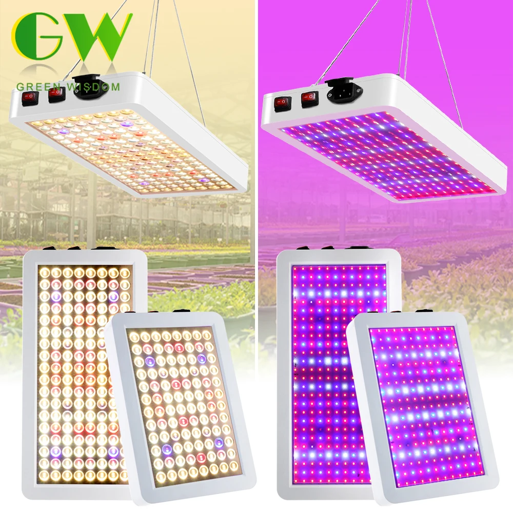 

Growing Lamps Full Spectrum LED Grow Light Veg/Bloom Switch Daul Mode Plant Growth Lamp For Indoor Plants hydroponics Greenhouse