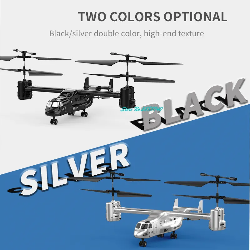 41CM Large Osprey Transporter Electric Remote Control Helicopter 150M Stabilized Gyroscope One Key Take Off Hover RC Helicoper 3