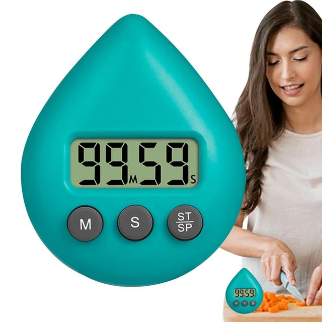 Timer For Kids Waterproof Small Timers Digital Suction Cup Compact Timing  Device With LCD Display For Kitchen Cooking Showering - AliExpress