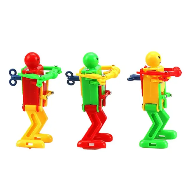 Wind Up Toys Multiple Expressions Wind Up Robot Dancer Clockwork Toys For Kids Fun Express Wind-Up Robots For Party Decorations