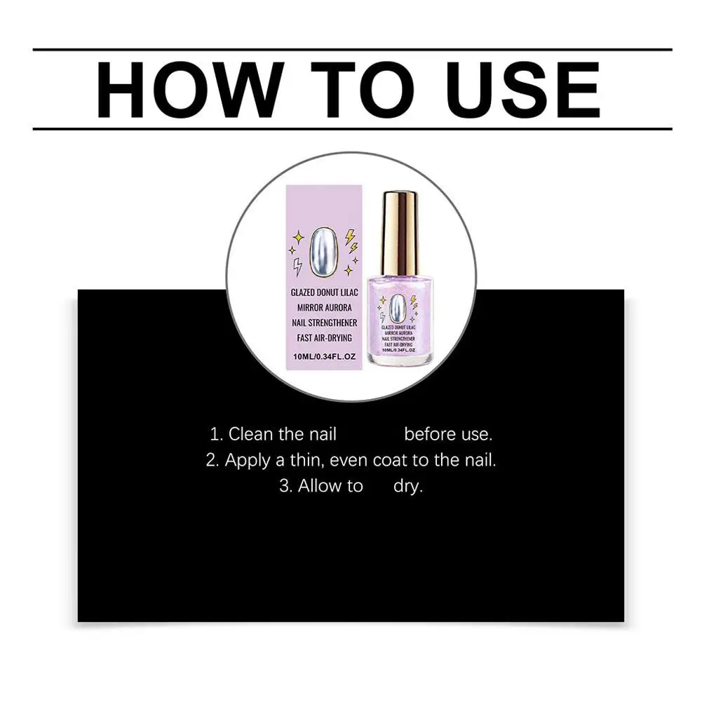 Lavender Glaze Fast-Drying Nail Polish - Must-Have Shine & Strength