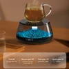 USB Thermostatic Heating Coaster with LED Lights Coffee Cup Heater 4 Temperature Settings Smart Cup Warmer for Home Office Desk 2