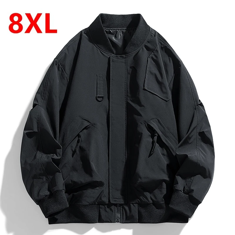 Veste bomber ample pour pêche - Taille 7XL jusqu'à 130kg - Poches pratiques - Homme