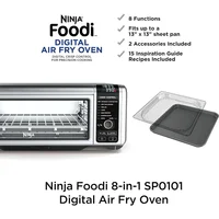 Ninja SP101 Digital Air Fry Countertop Oven with 8-in-1 Functionality, Flip Up & Away Capability for Storage Space 2