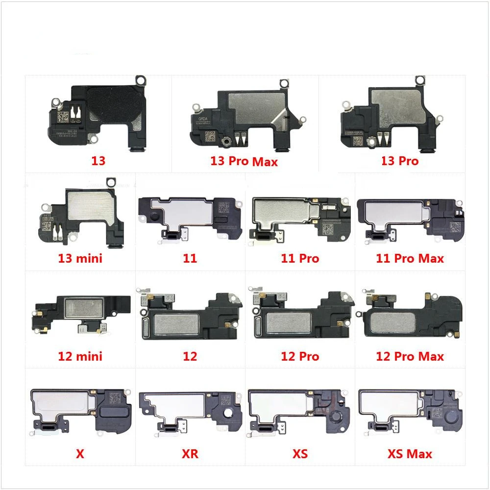 Top Front Earpiece For Iphone X Xr Xs 11 12 13 Mini Pro Max Earphone