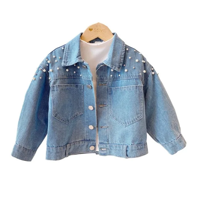 Personalized French Fry Sequin Toddler Custom Denim Jacket - Indigo –  itsmypartykids