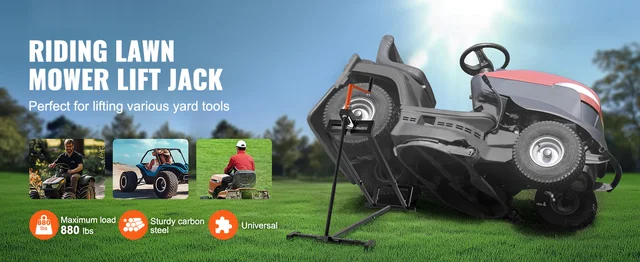 Mower Lift Riding Lawn Jack Weight Capacity 800 Lbs Telescopic