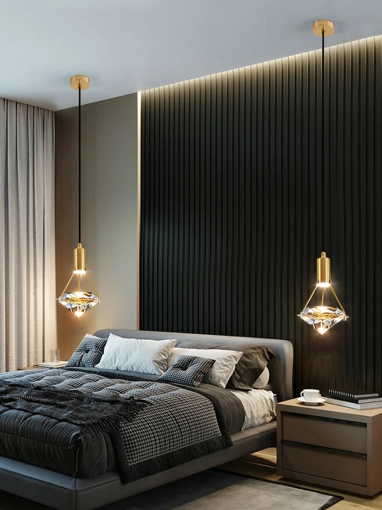 Modern LED Creative Diamond Crystal Wall Lamp Image 4