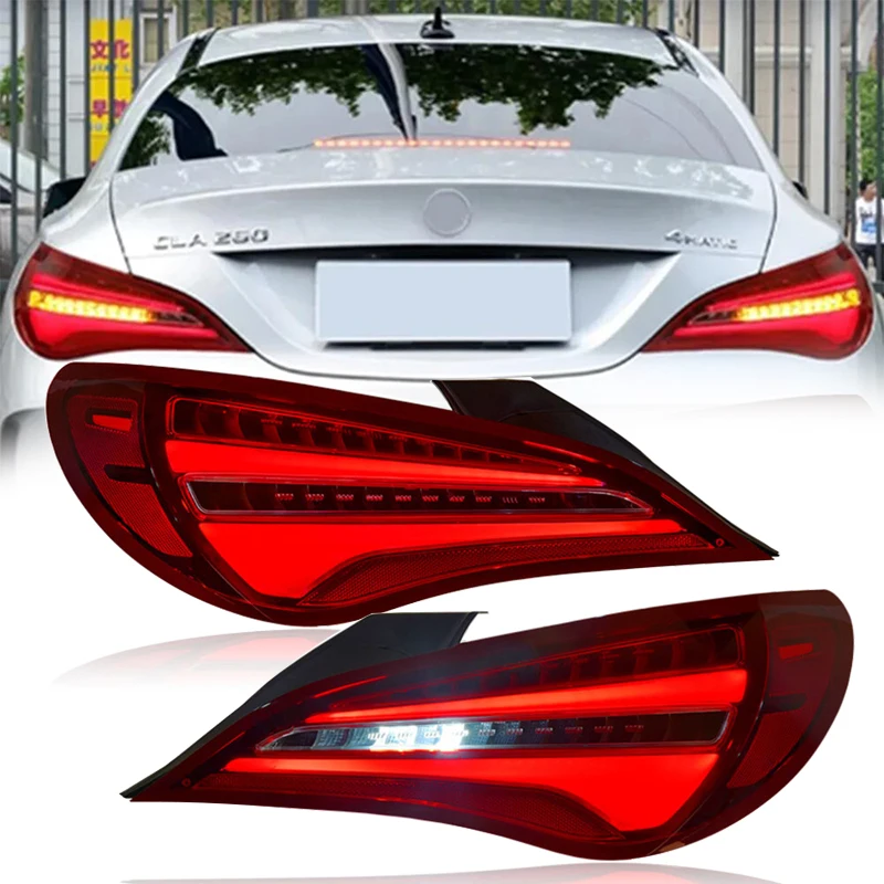 

For Mercedes CLA 2014-2017 Car Accessories Animation LED Trailer Lights Tail Lamp Rear DRL Signal Automotive Plug And Play