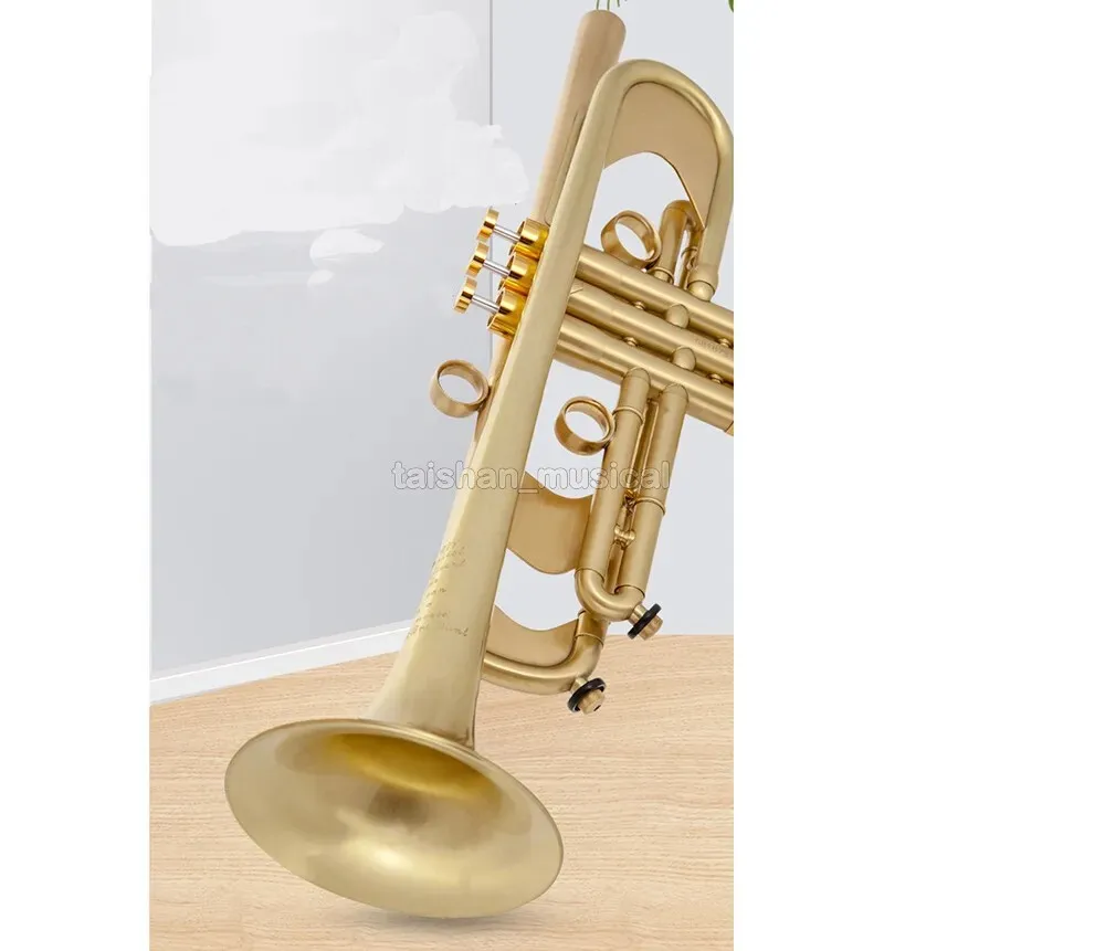 Built-in Mouthpiece Trumpet Heavy Horn 5.24&lsquo;&rsquo; Bell 1.9KG With Case