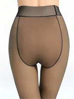Winter Women Thermal Leggings Warm Sexy Elastic Translucent Stocking Girls Fleece Thermal High Waist Slim Thicken Tight Pants - Image 3
