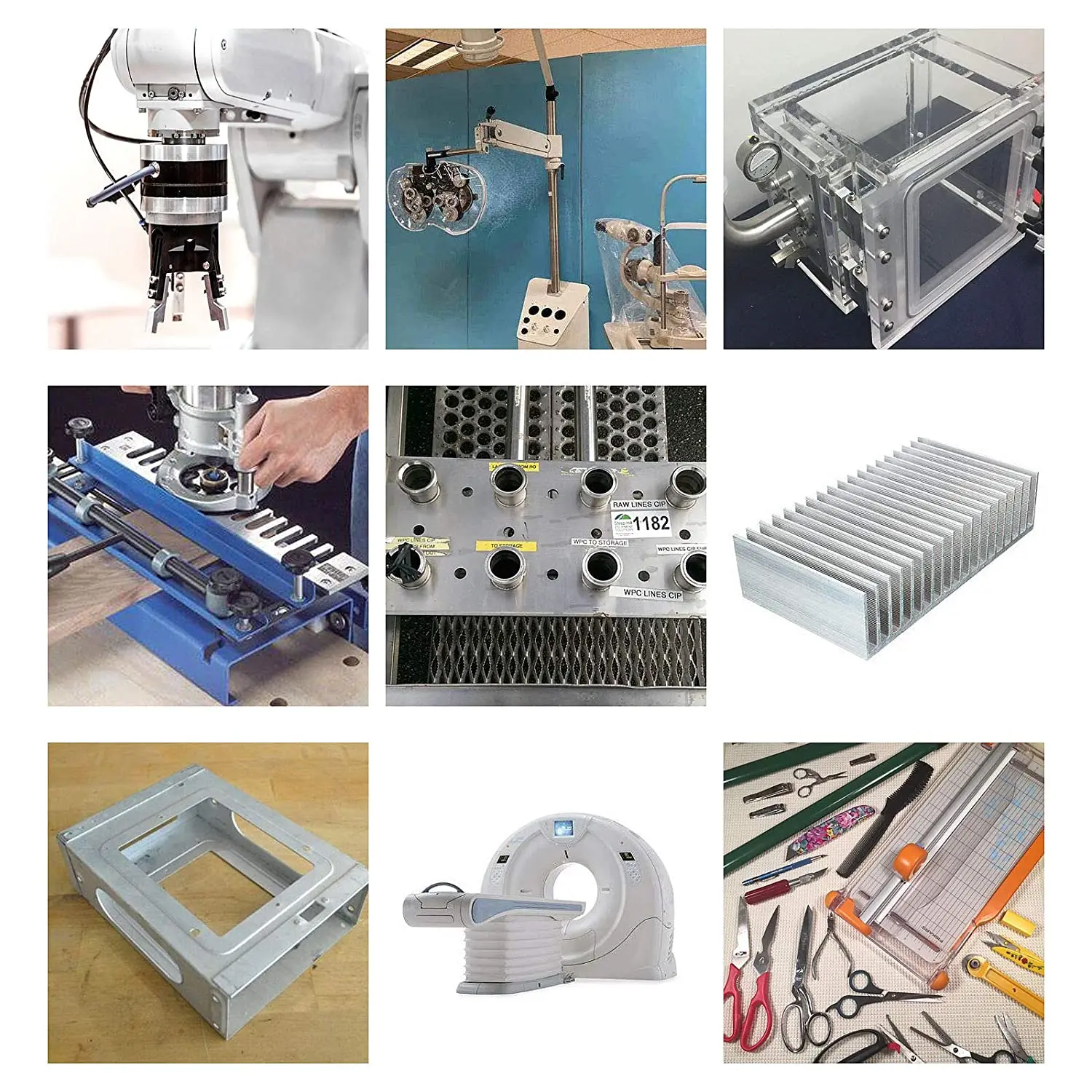 Premium Square Aluminum Plate - Versatile DIY Material for Laser Cutting, Thickness Options 0.3-10mm, Multiple Size Selections