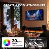 Electric Fireplace Heater with App & Remote Control, Ultra-Slim Wall-Mounted or Recessed Electric Fireplace Inserts with Timer 6