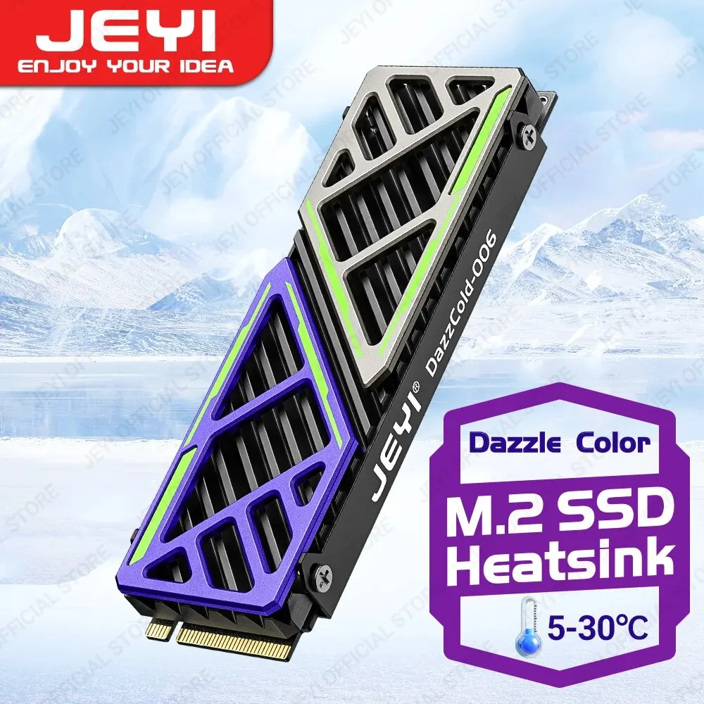 JEYI Dazzcold M.2 SSD ヒートシンク 2280 NVME NGFF ラジエーター