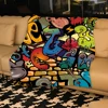 Graffiti Blanket Customizedt Blanket Cozy Warm Fleece Blanket Halloween Decoration For Couch Sofa Bed 5