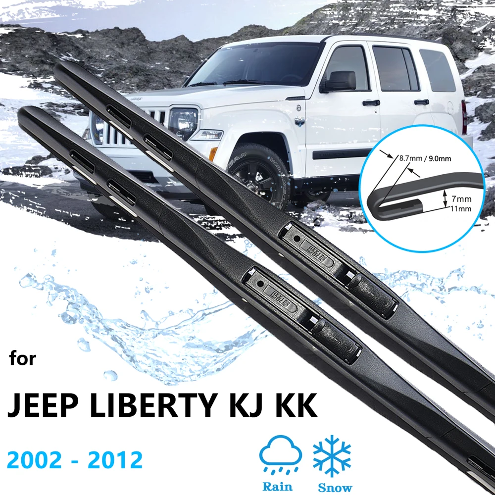 For Jeep Liberty Cherokee Kj Kk Mk1 Mk2 20022012 Front Frameless Wiper