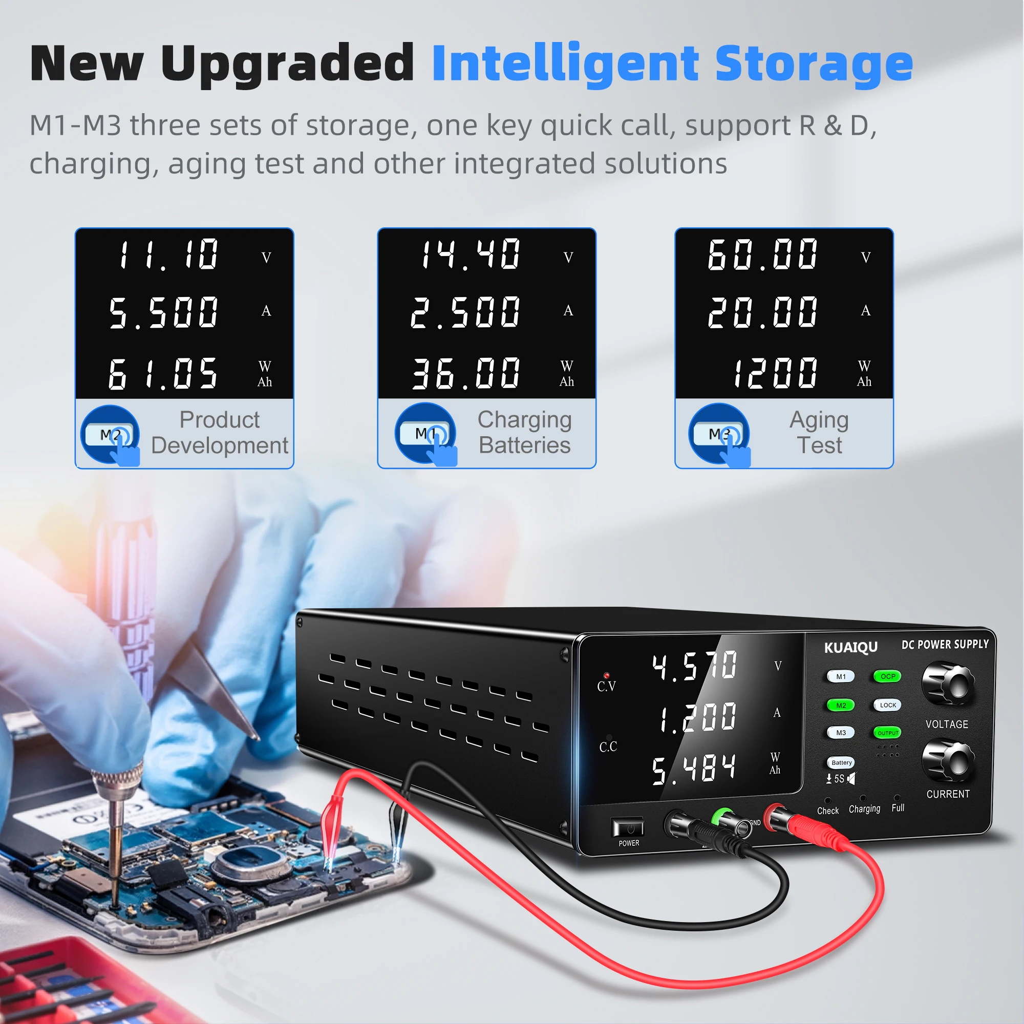 WANPTEK variabele DC-voeding 160V 2A bankvoeding met 4 cijfers LED-display verstelbaar kopen vanaf een prijs van 86