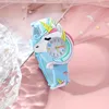 【Watch+Bracelet】Kegllect  New Children's Cartoon Pattern  Unicorn Silicone   Bead Bracelet Set Student  3