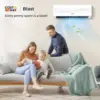 12000BTU Mini Split Air Conditioner& Heater, 20 SEER2 115V Wall-Mounted Ductless AC Unit Cools Rooms up to 750 Sq. Ft, E 2