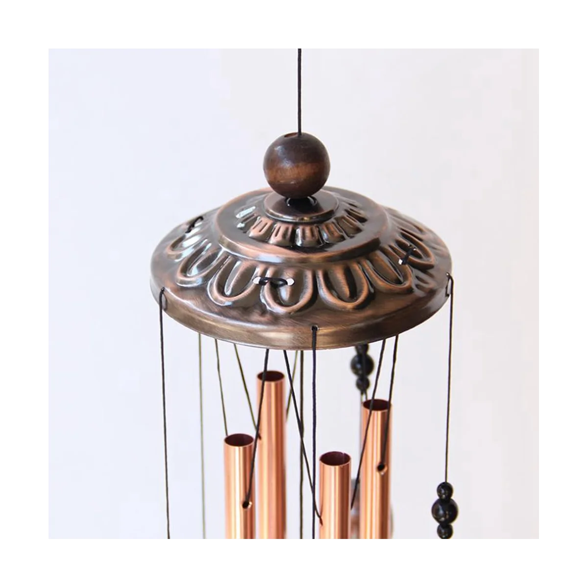 

Outdoor Wind Chime Retro Iron Wind Chime Hanging Light Warm Gardening Gift Christmas Garden Decoration