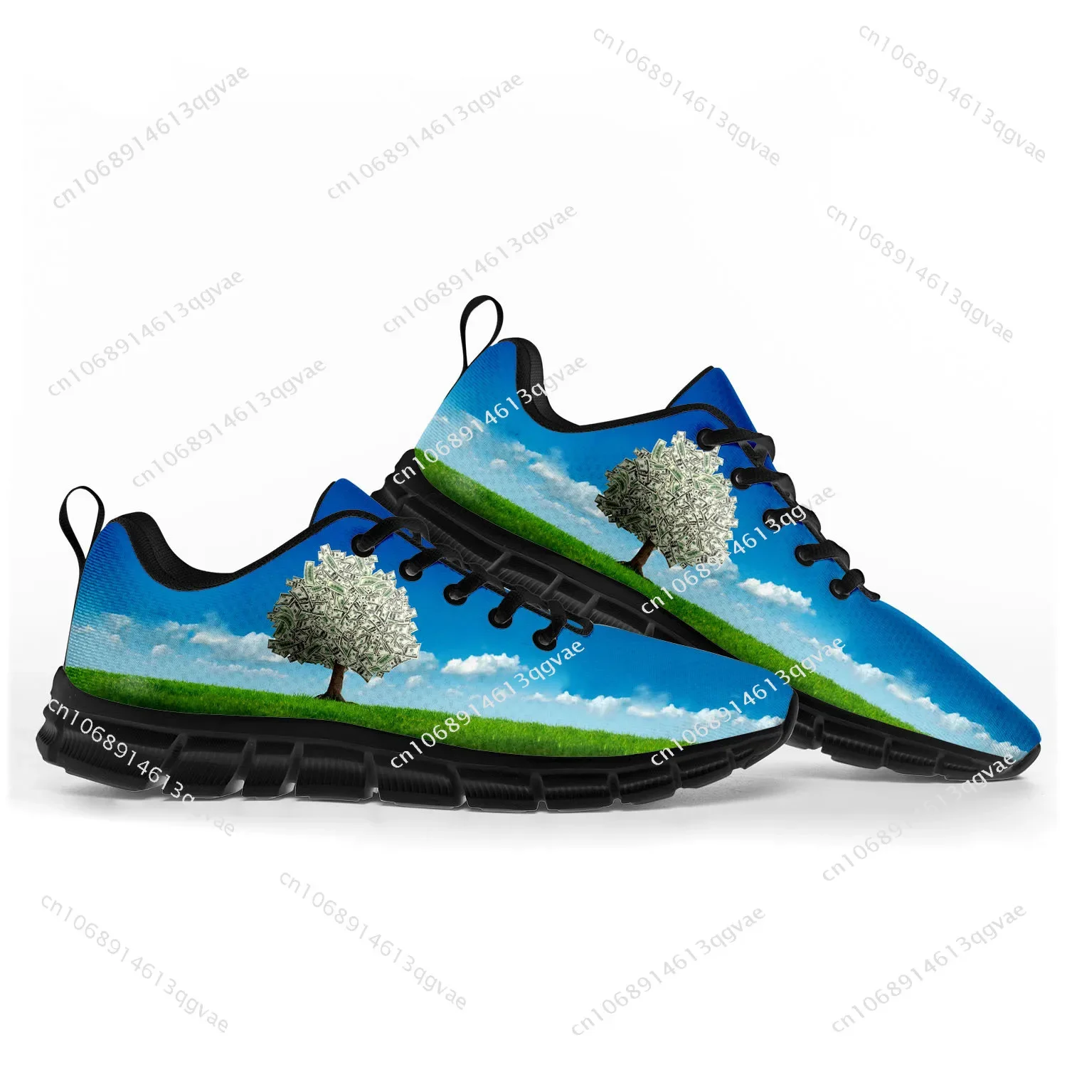 Dollar Green Tree Sports Shoes Mens Womens Teenager Kids Children Sneakers Casual Custom Made High Quality Couple Shoes Black