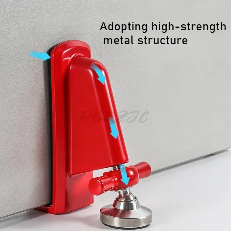Alloy Door Blocker Door Stopper Anti-theft Pry Girl Living Alone Home Rental Hotel Security Alarm Simple Style door stopper