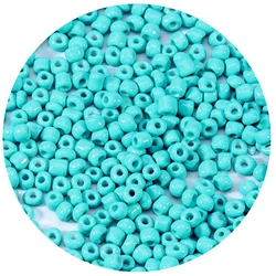 Bulk Pack of Glass Seed Beads for DIY Crafting and Ornament Making (Lake Blue)