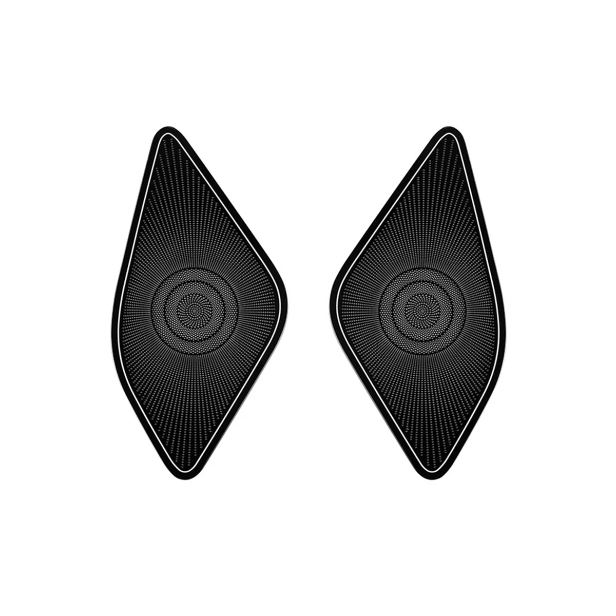 

For Toyota Alphard 40 Series 2023+ Stainless Steel Car Styling Middle Door Loudspeaker Cover Interior Accessories