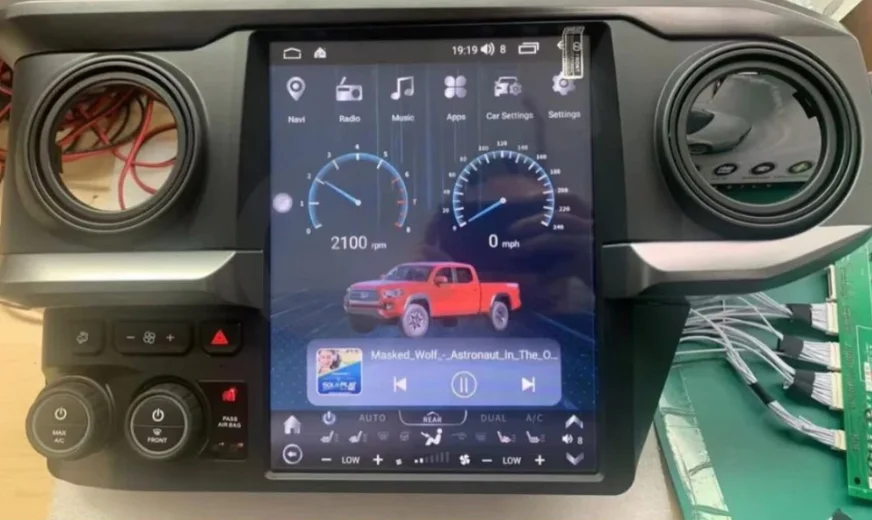 

Additional customized orders FOR Toyota Toyota Tacoma 2020 12..1inch（Customized black style）