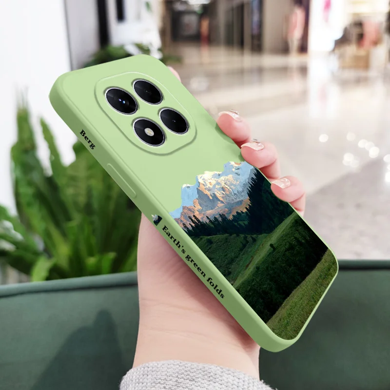 Charming Mountain Silicone Phone Case Cover