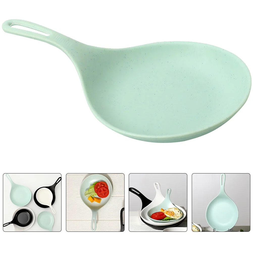 

2 Pcs Plastic Plate Pasta Handle Plates Appetizers Trays With Snack Dish Spaghetti Small Serving Sushi Fried Chicken Handheld